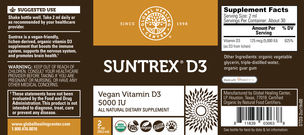 OUT OF STOCK - SUNTREX VITAMIN D3